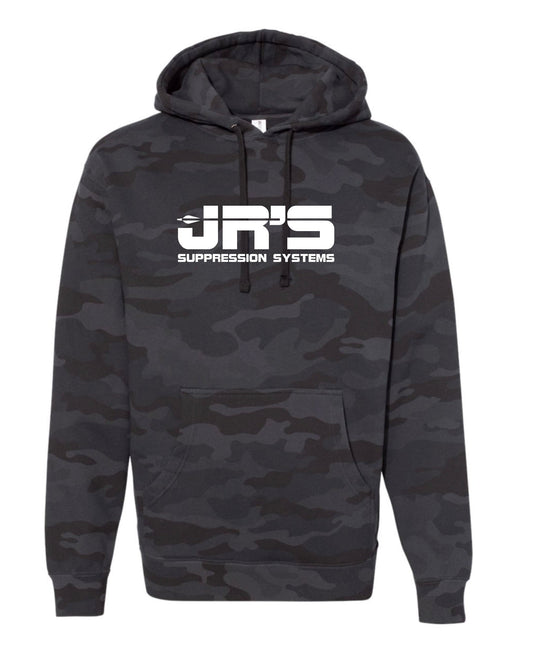 Jr's Suppression Systems Camo Hoodie - Black